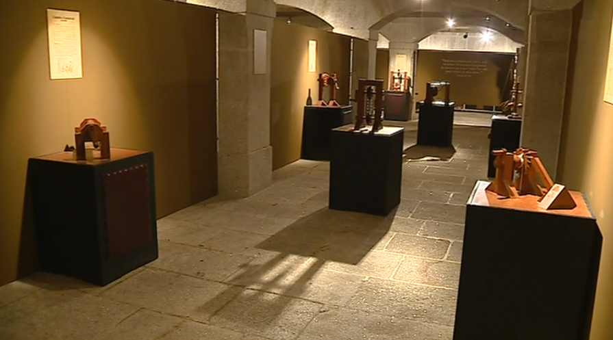 Exposição de engenhos de Leonardo da Vinci no Porto
