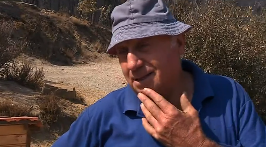 Família sobrevivente em Pedrógão Grande