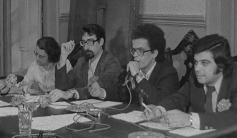 Reunião dos trabalhadores da Imprimarte em Lisboa