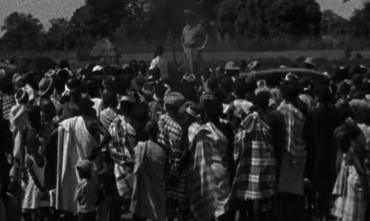 Visita de Vasco Rodrigues às bolanhas na região de Biombo