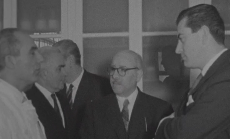 Visita de José Ferreira Dias e João Mota Campos ao LNIV