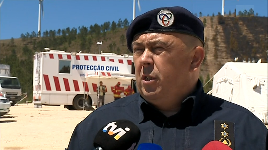 Rescaldo do incêndio de Góis