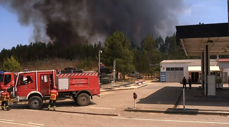 Incêndio florestal em Gois