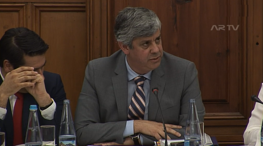 Mário Centeno na Comissão de Orçamento e Finanças