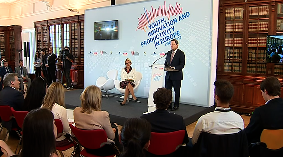 Mário Draghi dá aula de Economia