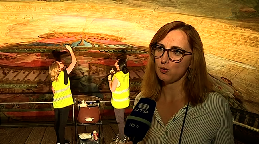 Obras de restauro no Palácio Nacional de Mafra I