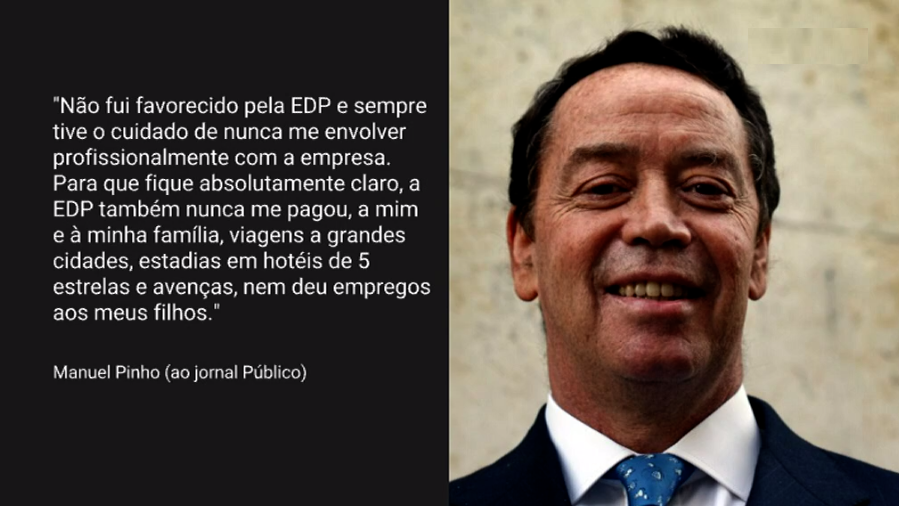 Manuel Pinho arguido no processo EDP