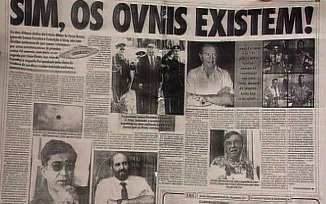 Casos em que se observaram OVNIs