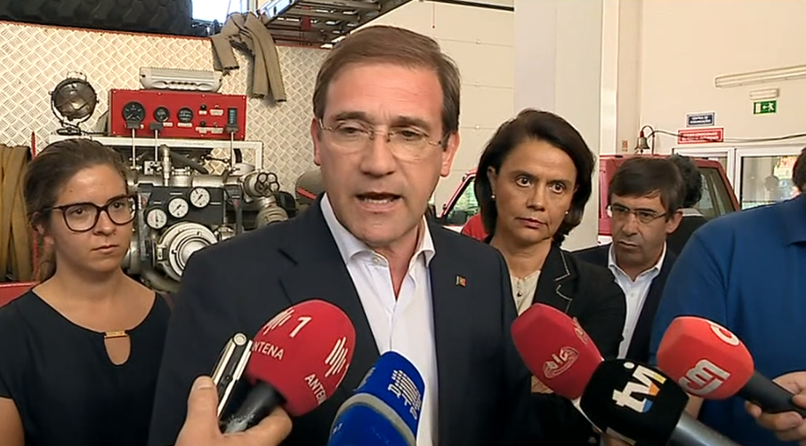 Passos Coelho sobre suicídios em Pedrogão Grande