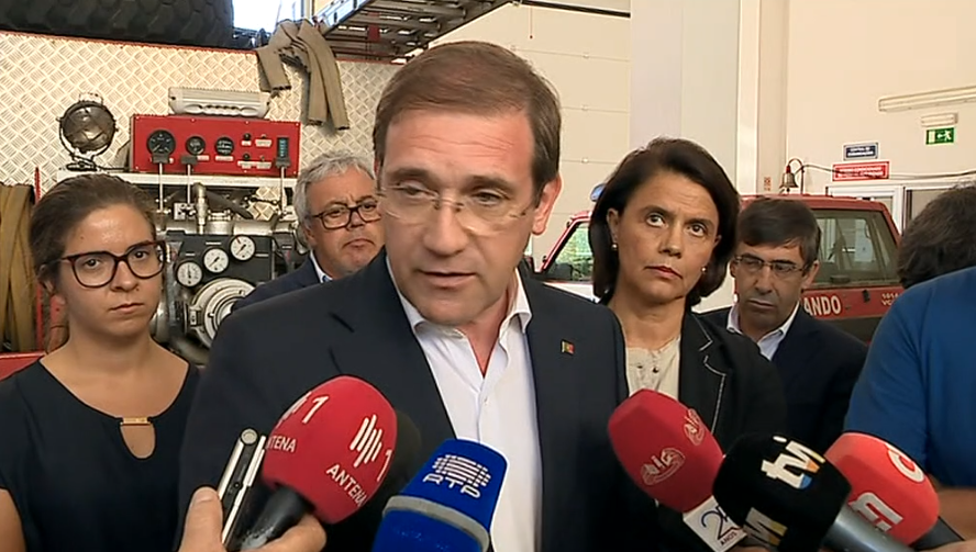 Passos Coelho critica o Governo