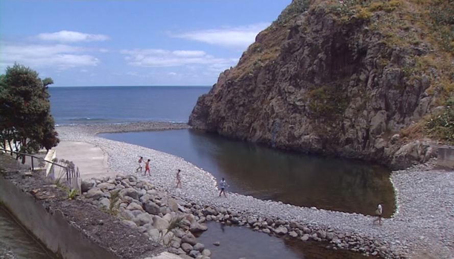 Bandeira Azul na praia do Faial