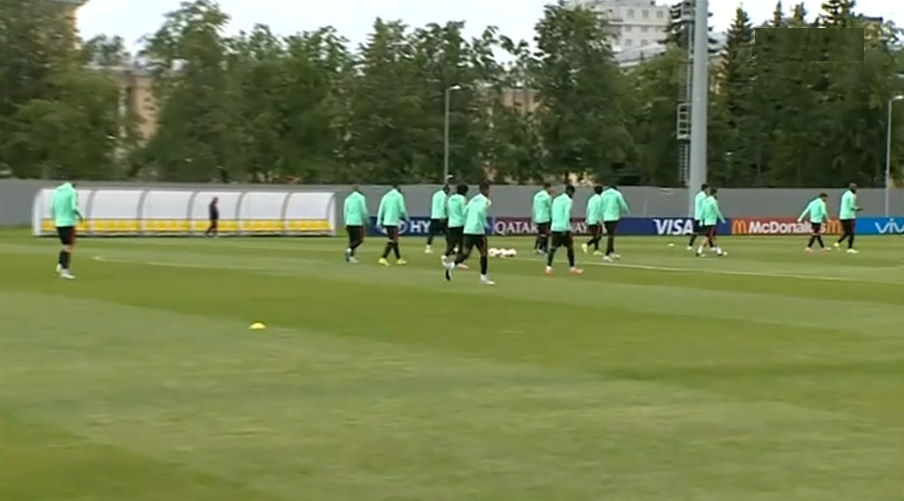 Futebol: Treino da seleção de Portugal