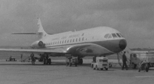 Avião da TAP que assegura a viagem do Papa Paulo VI a Portugal
