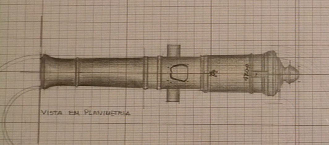 Achamento de canhão nas ruinas do forte de São Filipe