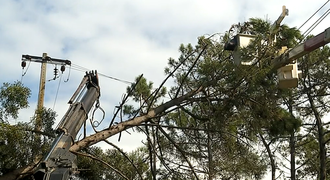 Tempestade Leslie provoca prejuízos