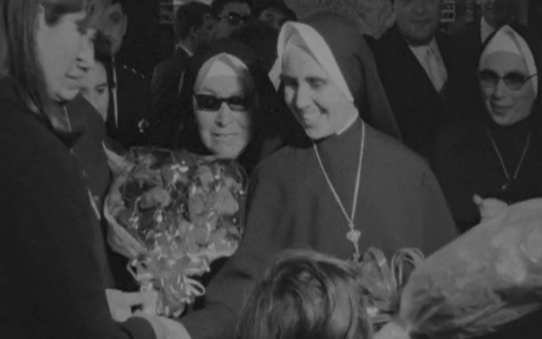 Chegada da Reverenda Madre Margarida Maria Gonçalves a Lisboa