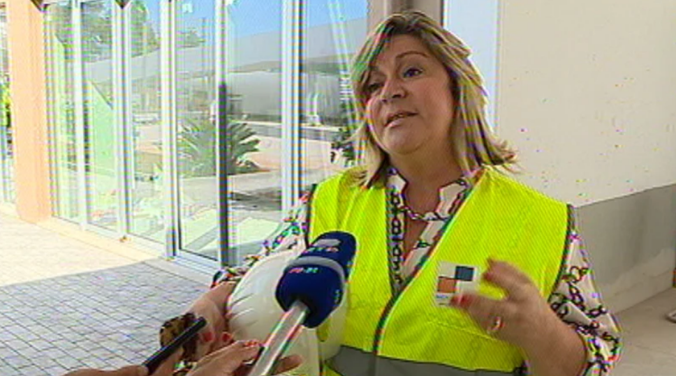 Rita Andrade visita as obras no Centro de Inclusão Social