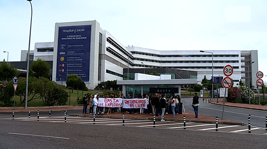 Protesto dos enfermeiros