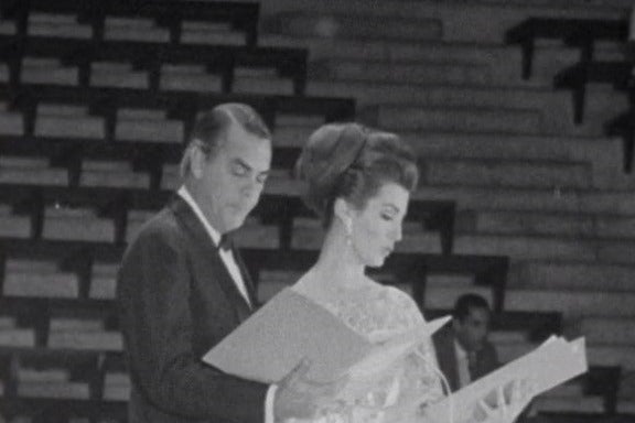 Ensaio do 1º Festival Internacional da Canção Popular do Rio de Janeiro