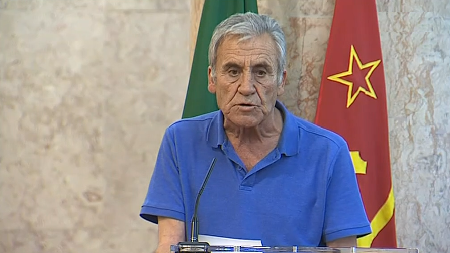 Conferência de imprensa de Jerónimo de Sousa