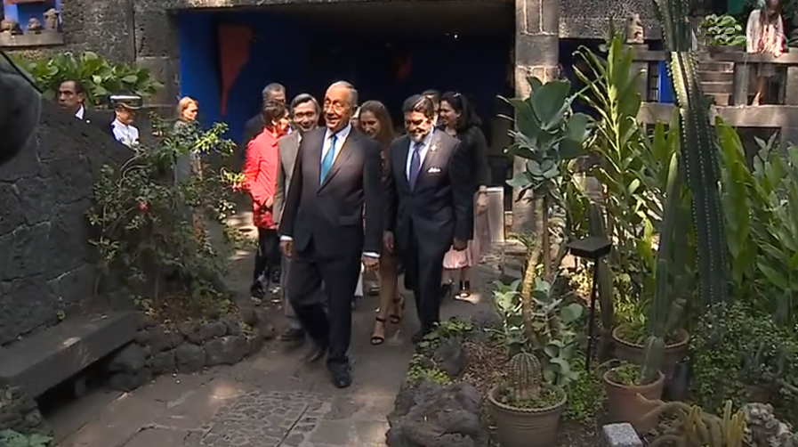 Marcelo Rebelo de Sousa no México