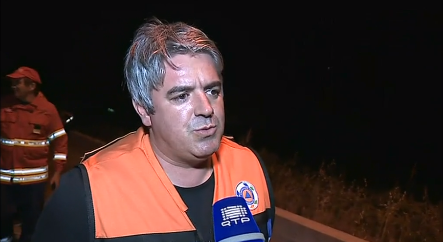 Incêndio florestal em Mangualde