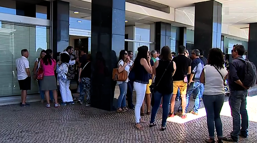 Manifestação de professores