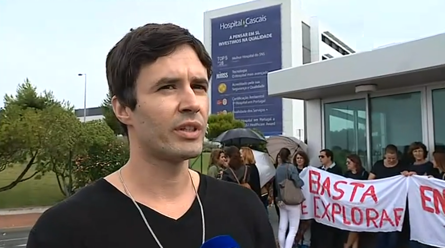 Protesto dos enfermeiros