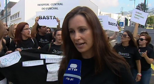 Protesto dos enfermeiros