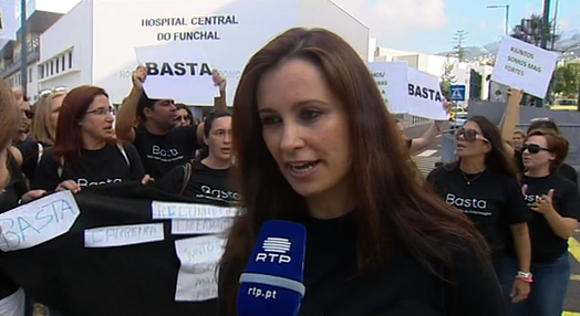 Protesto dos enfermeiros