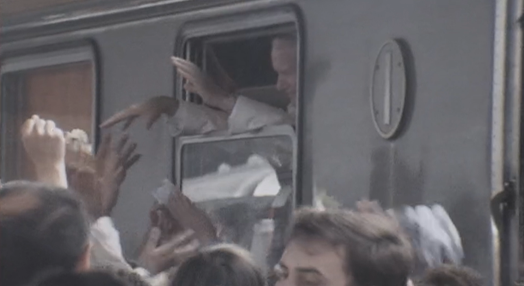 Viagem de comboio do Papa João Paulo II