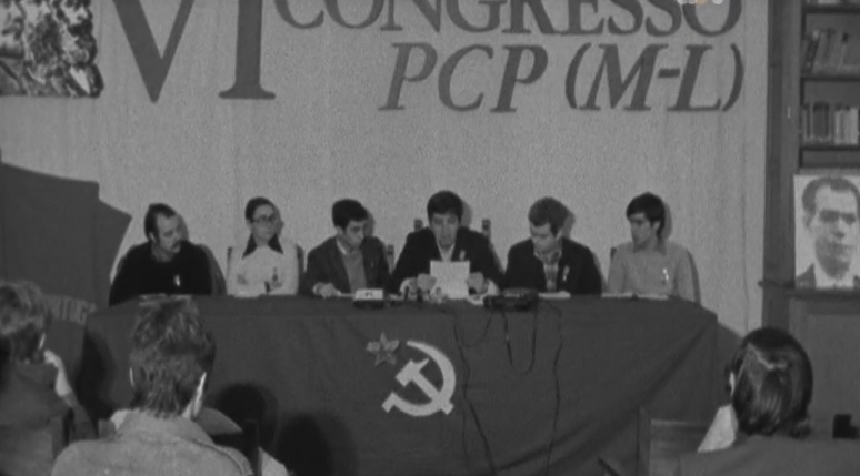 Conferência de imprensa do PCP (ML) em Lisboa