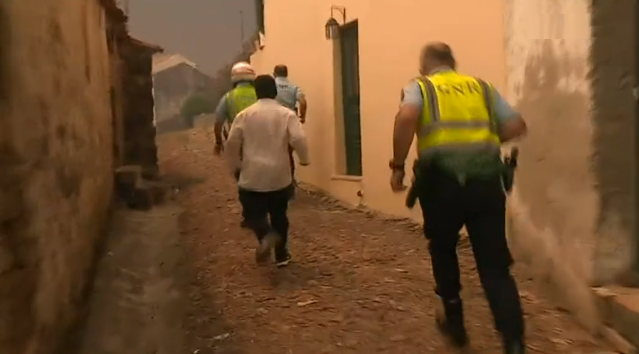 Incêndio florestal em Mação