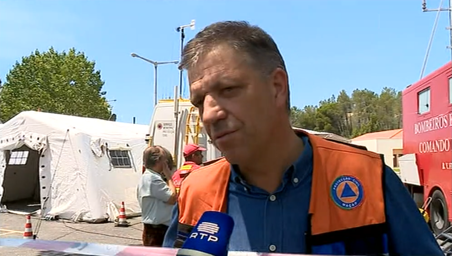 Incêndio florestal em Mação