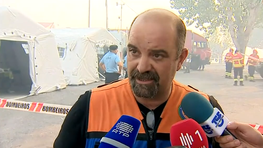 Incêndio florestal em Mação