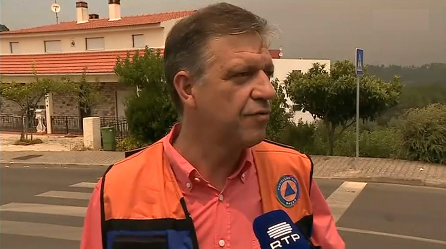 Incêndio florestal em Mação