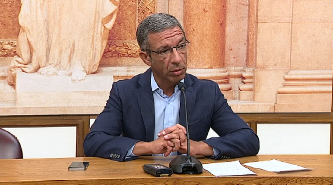 Conferência de imprensa de Duarte Pacheco