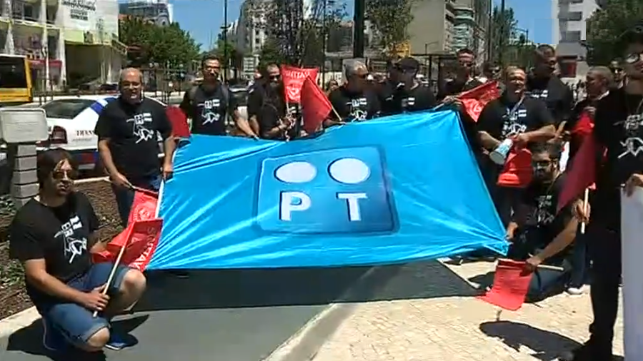 Trabalhadores da PT em greve