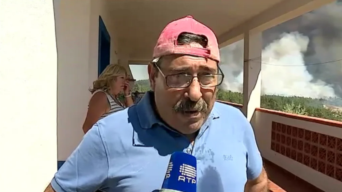 Incêndio florestal em Proença-a-Nova