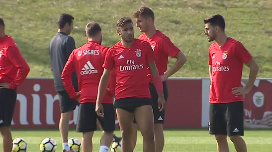 Estágio do Benfica em Londres