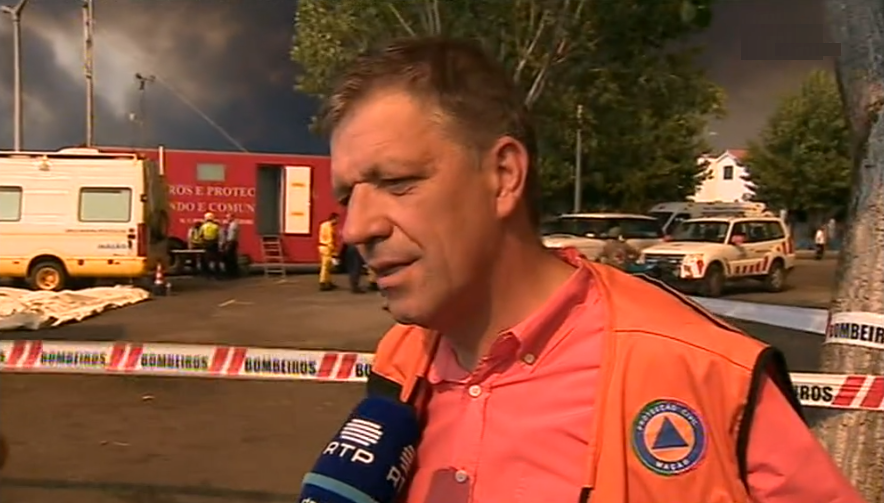 Incêndio florestal em Mação