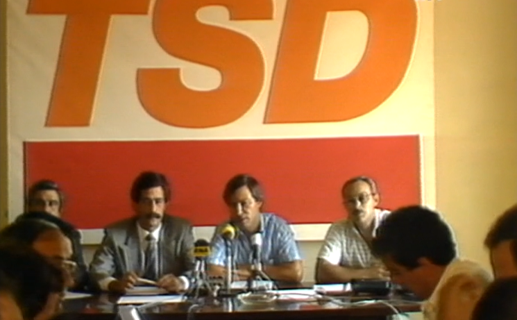 Conferência de imprensa dos TSD