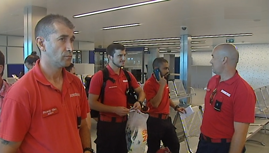 Solidariedade dos bombeiros açorianos