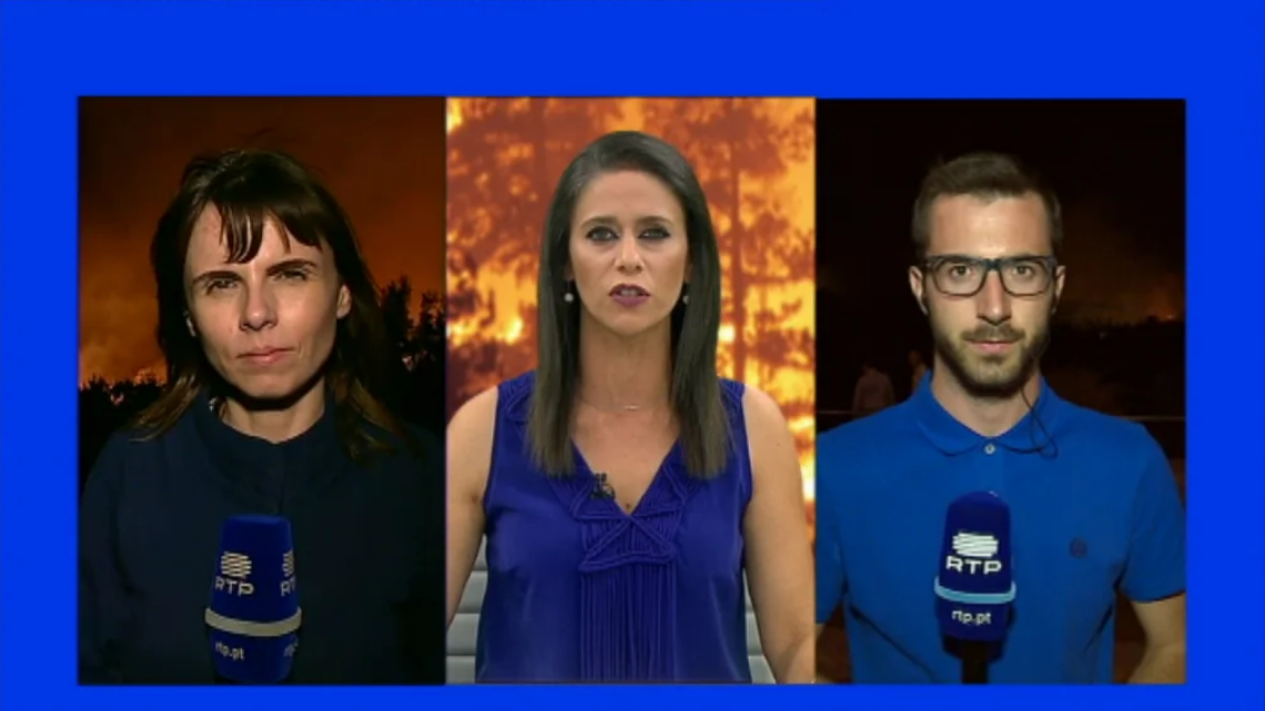 Incêndio florestal em Mação