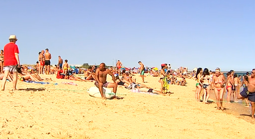 Portugueses de férias no Algarve