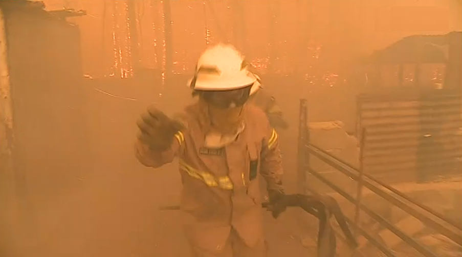 Incêndio florestal em Mação