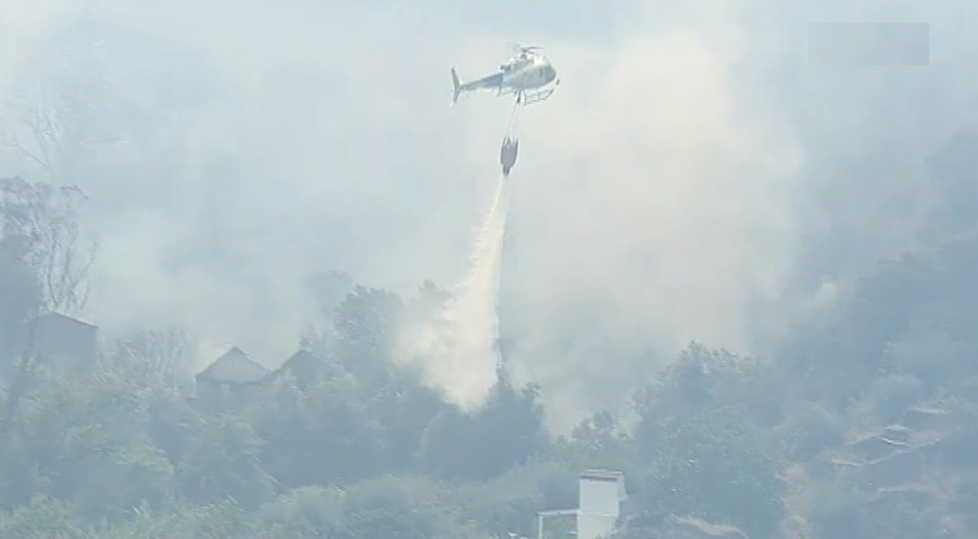 Incêndio florestal nas Portas de Ródão