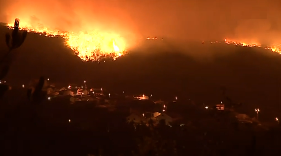 Incêndio florestal em Mação