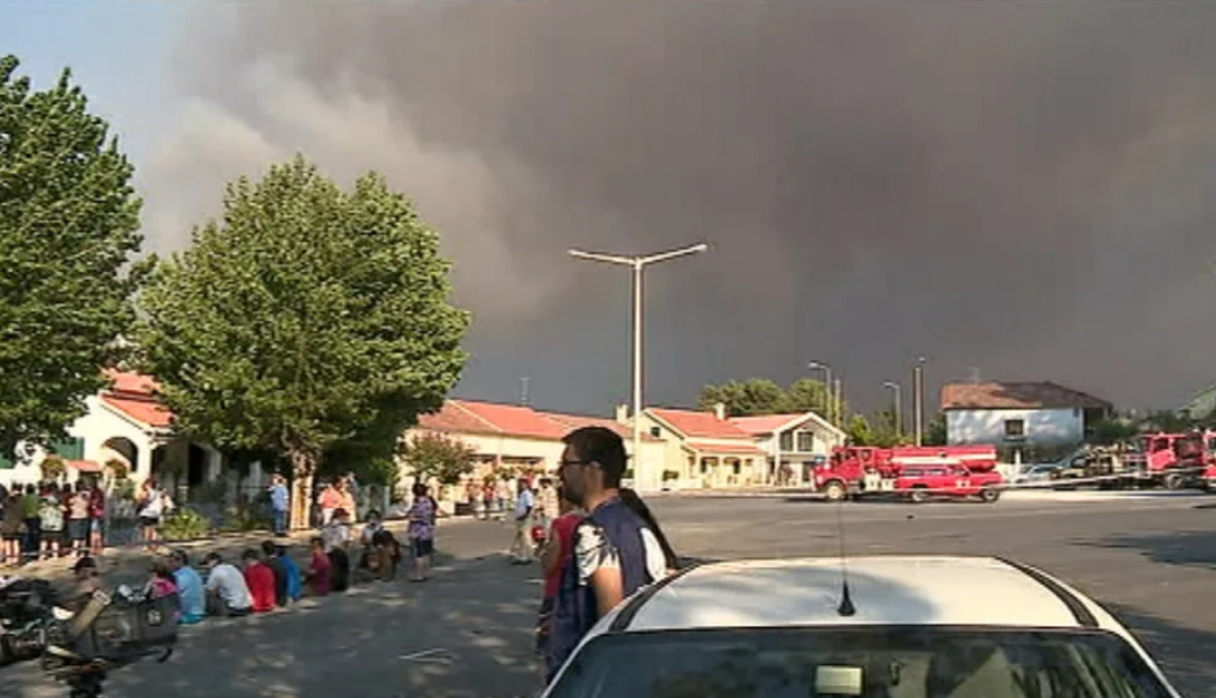 Incêndio florestal em Mação