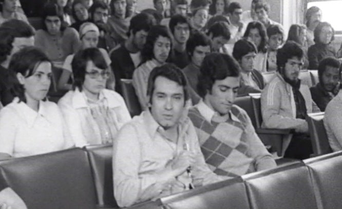 Reunião geral de alunos no INEF